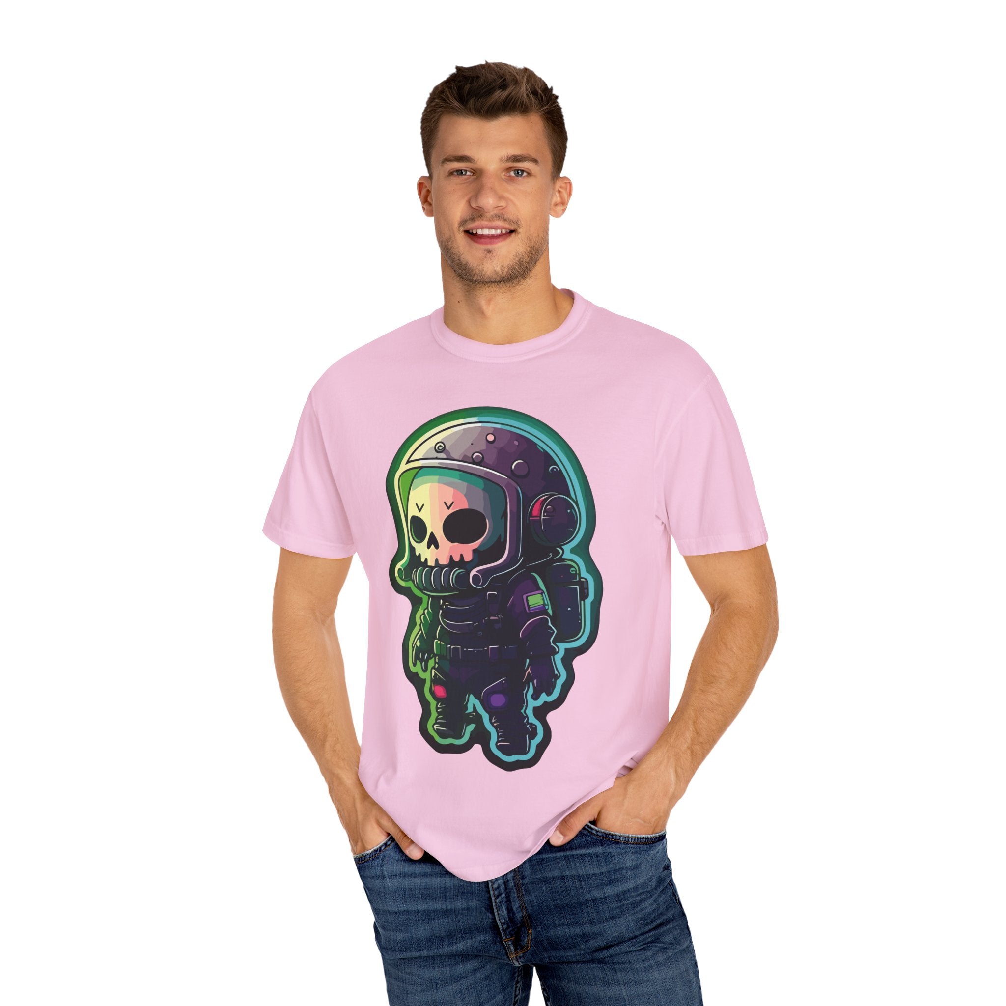 Funny Grim Reaper Astronaut Streetwear T-shirt