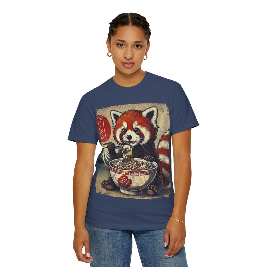 Ramen Time – Japanese Anime Red Panda T-shirt