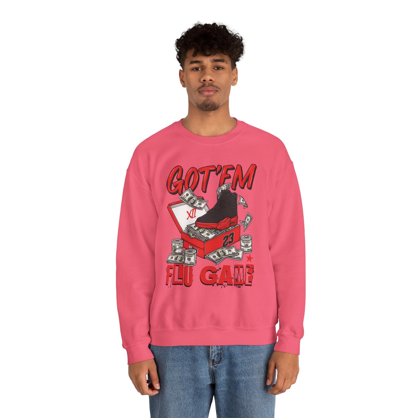 Streetwear Sneakerhead Match Jordan 12 Retro Flu Game Sweatshirt