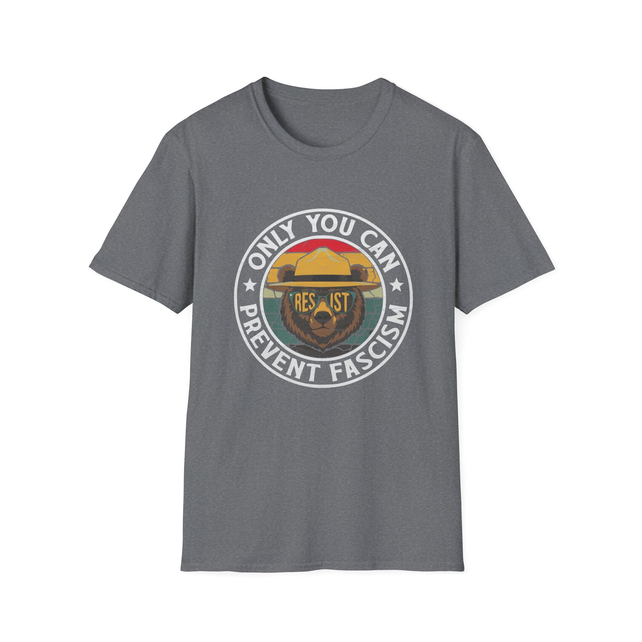 Only You Can Prevent Fascism Funny Resist USA Democracy T-Shirt