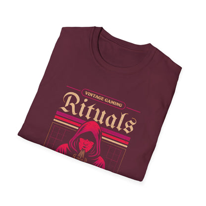 Vintage Gaming Rituals Retro Old School Gamer T-Shirt