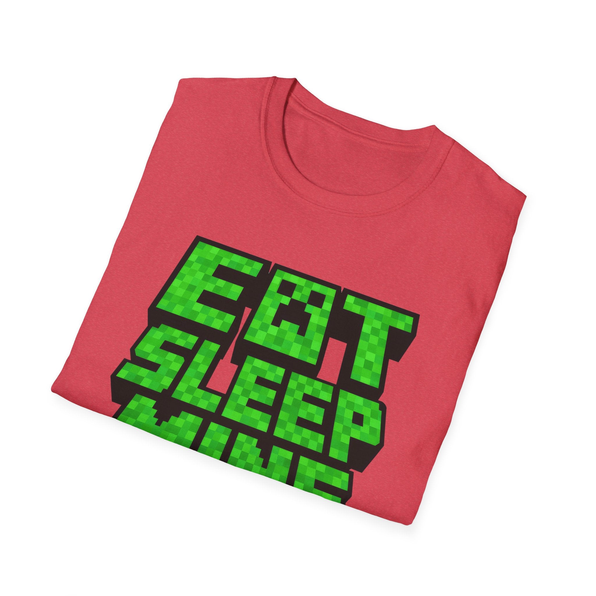 Funny Miner Gamer Eat Sleep Mine Repeat T-shirt