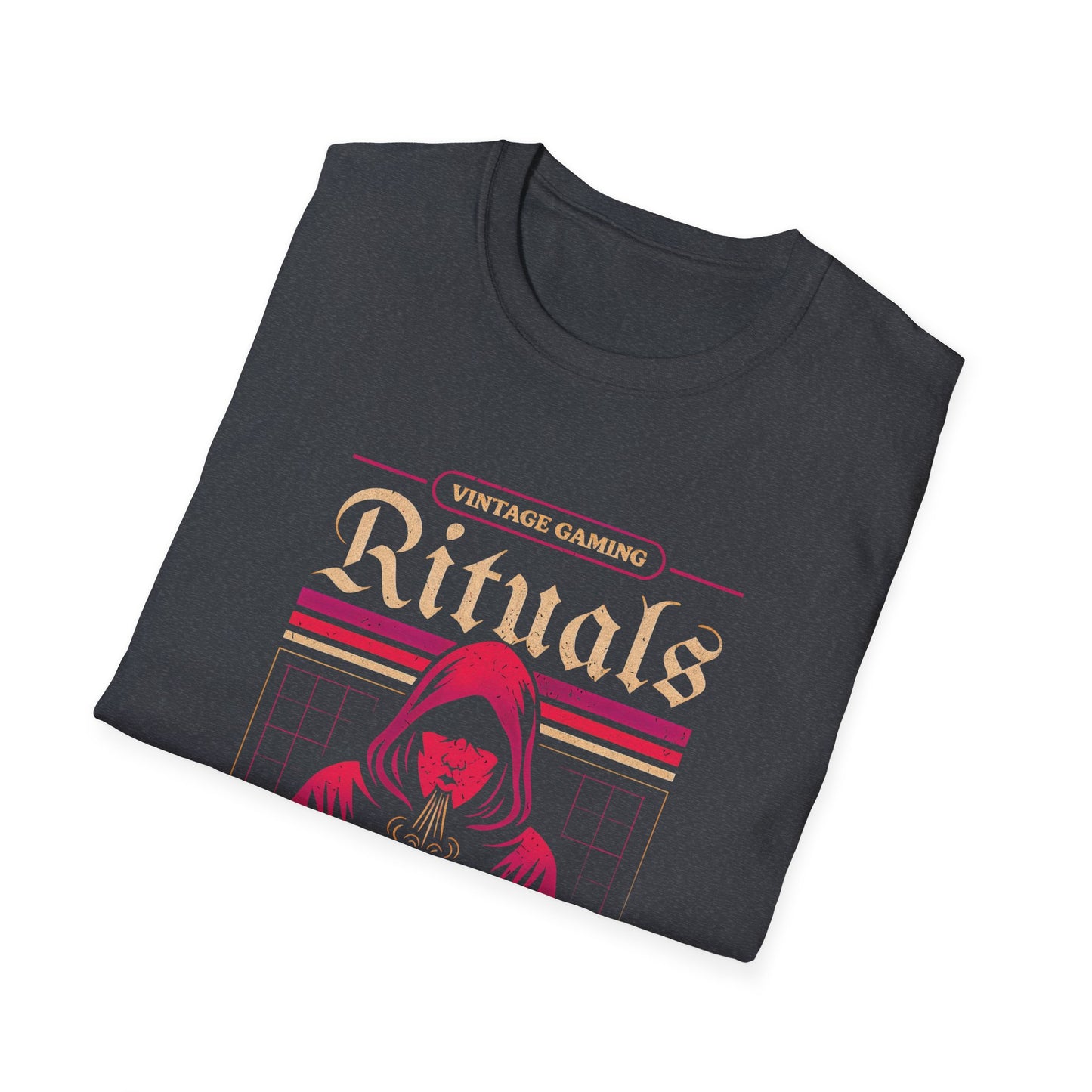 Vintage Gaming Rituals Retro Old School Gamer T-Shirt
