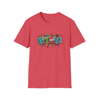 Funny Mining Gamer Pixel Boom Gaming Miner T-Shirt