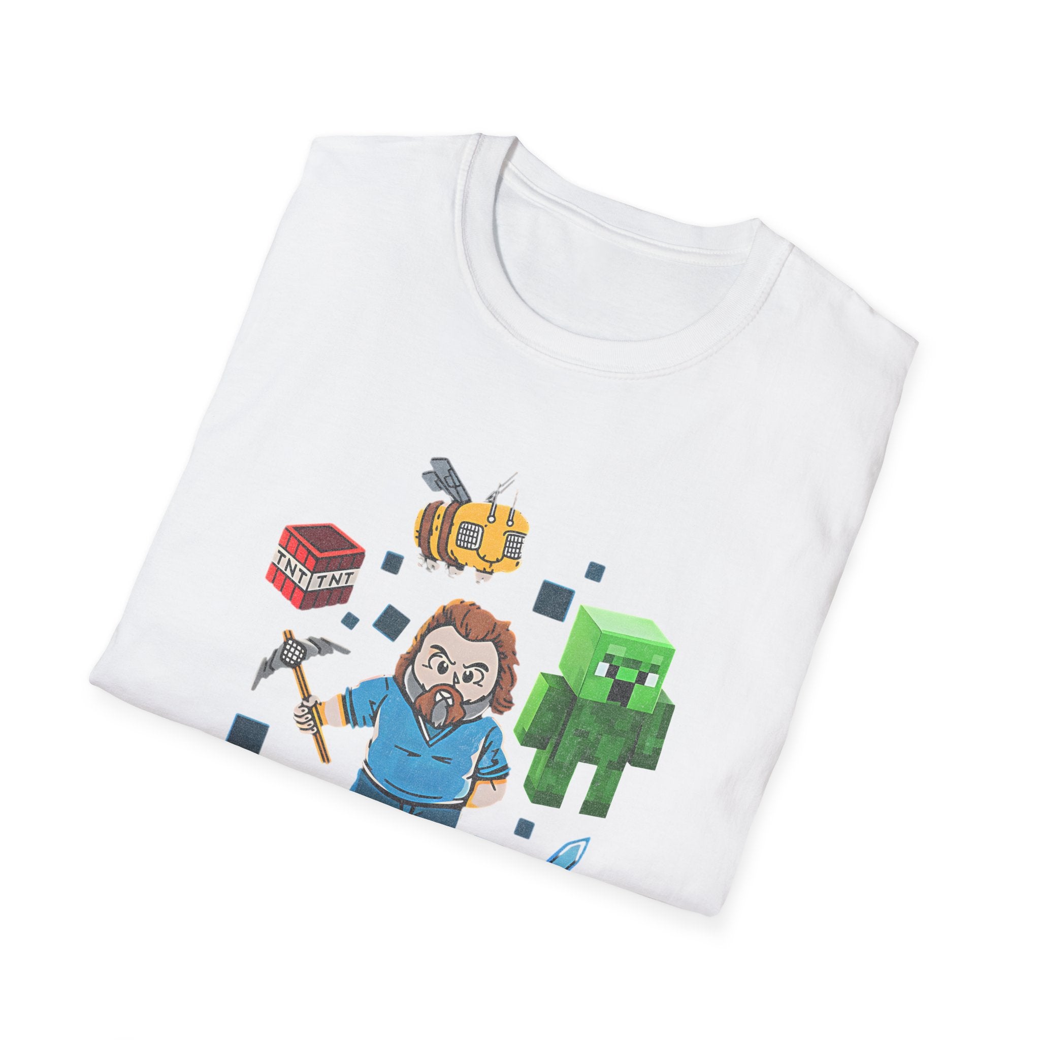 Pop Culture Mining & Crafting Funny Gaming T-Shirt