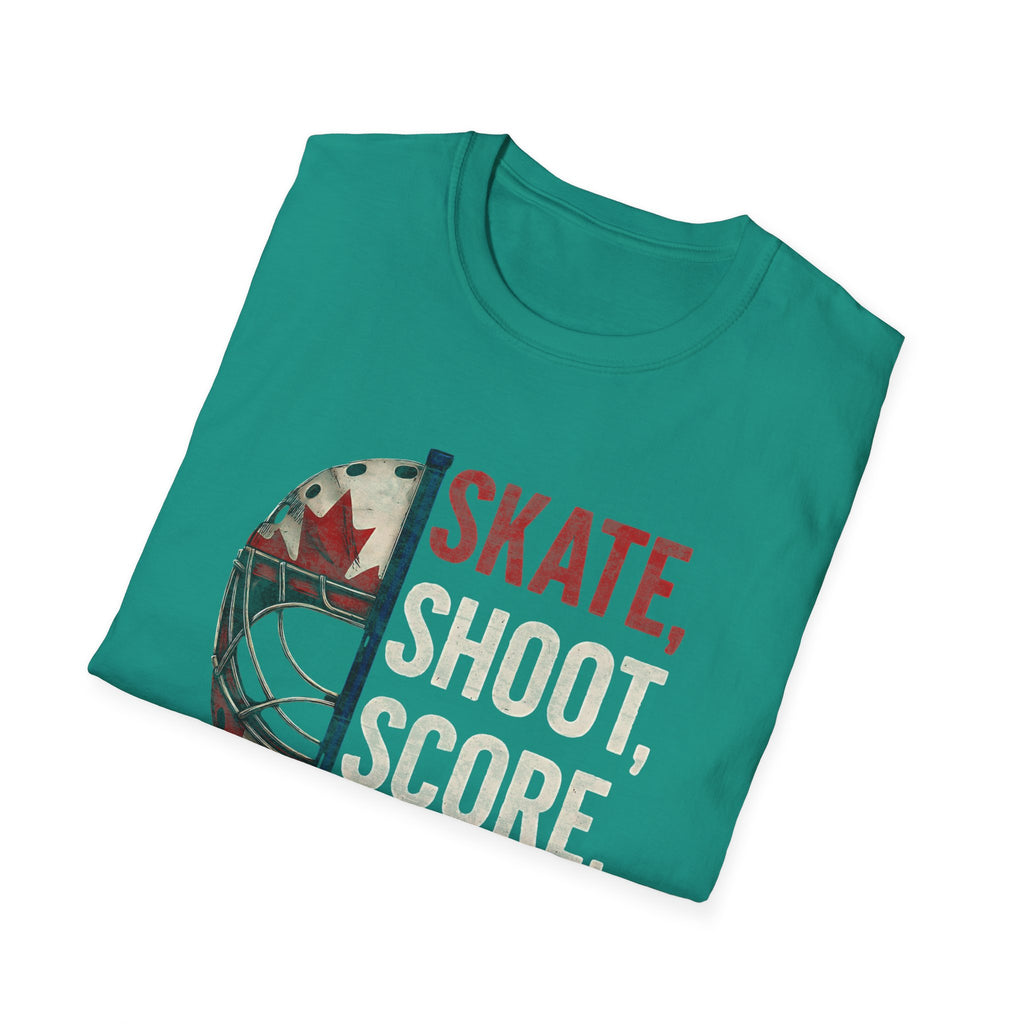 Hockey Skate Shoot Score Hockey Canada T-Shirt
