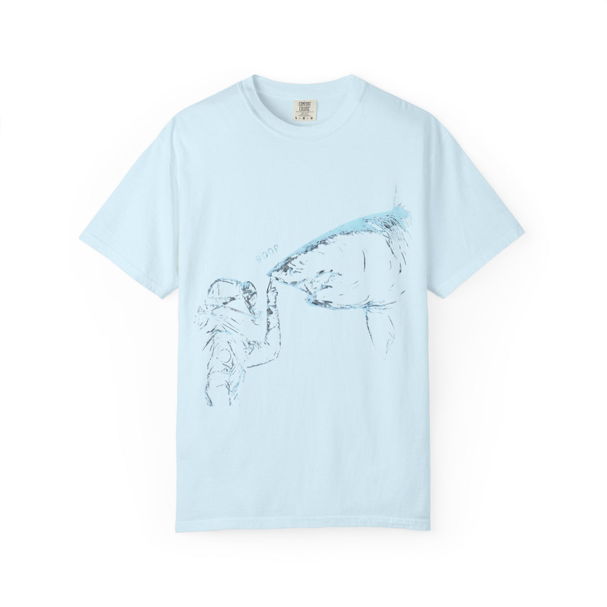 Shark nose boop tee, SCUBA diver Shark shirt, ocean diving gift, marine biology Gift, great white Shark tee | Comfort Colors® T-Shirt