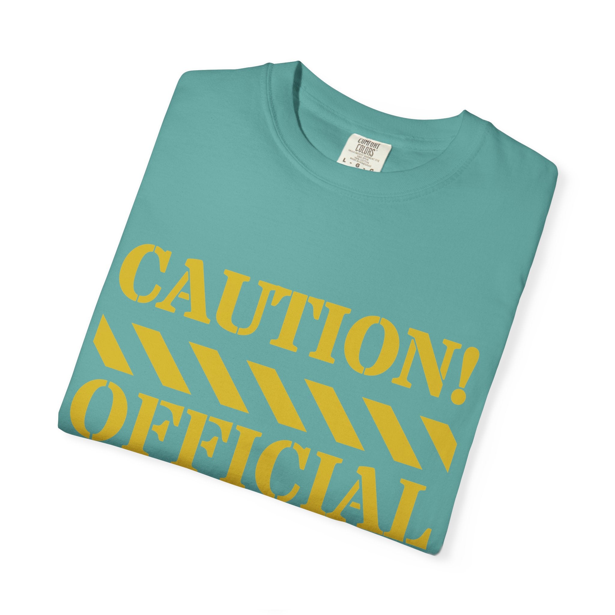 Caution! Official Teenager T-Shirt — 'May Contain Attitude' Youth Graphic Tee