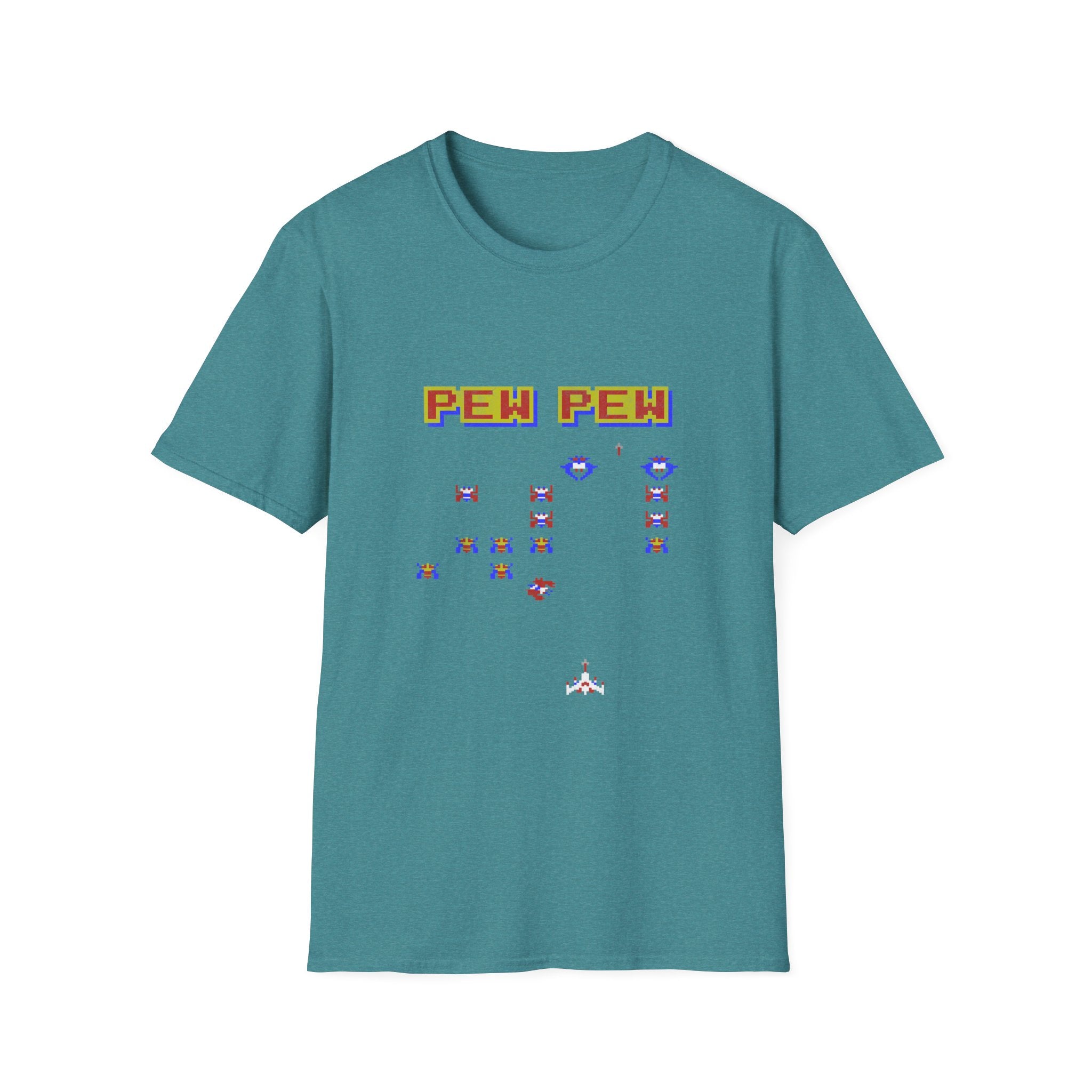 PEW PEW Retro Video Game Vintage Gaming Gamer T-Shirt