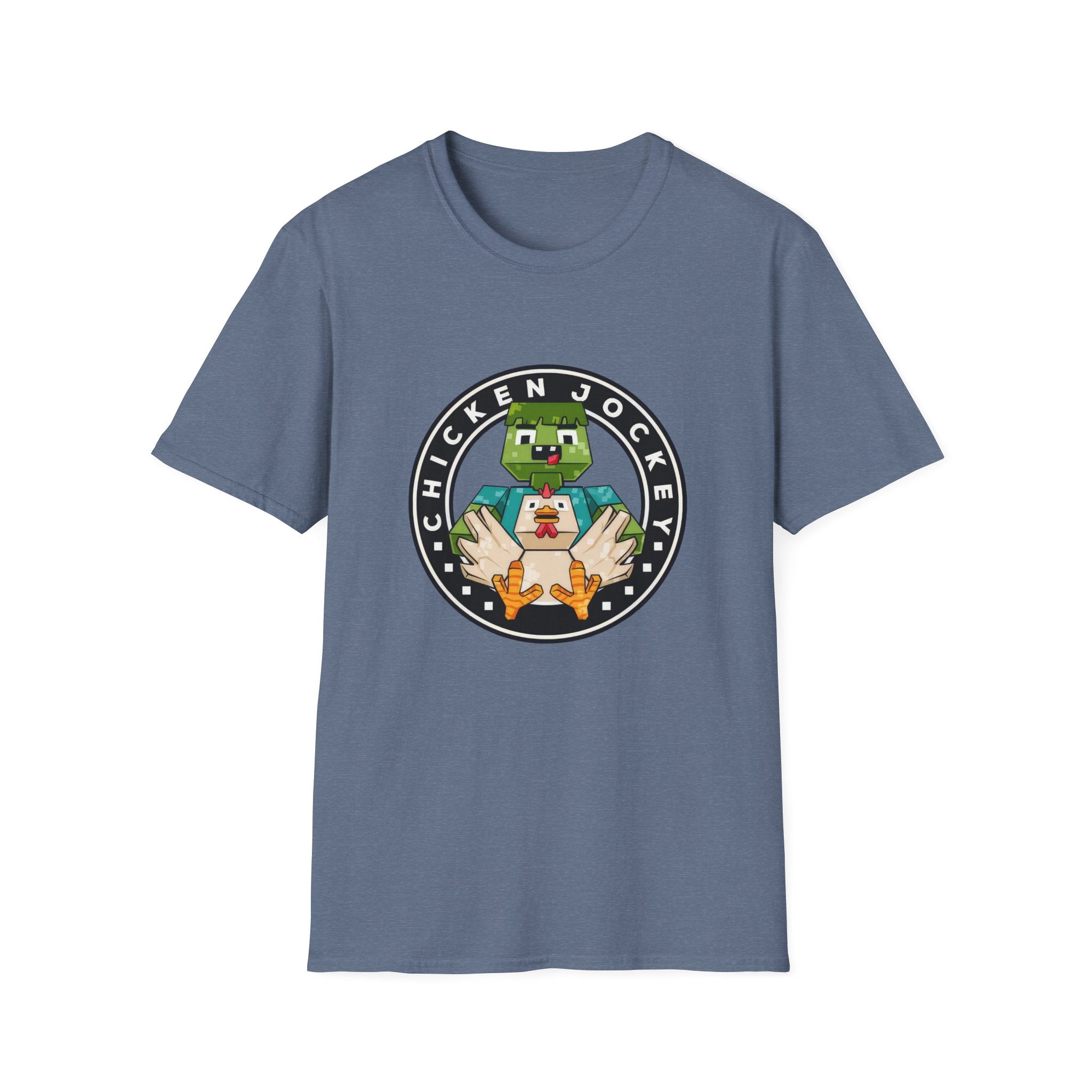 Funny Gaming Pixelated Chicken Jokey T-Shirt