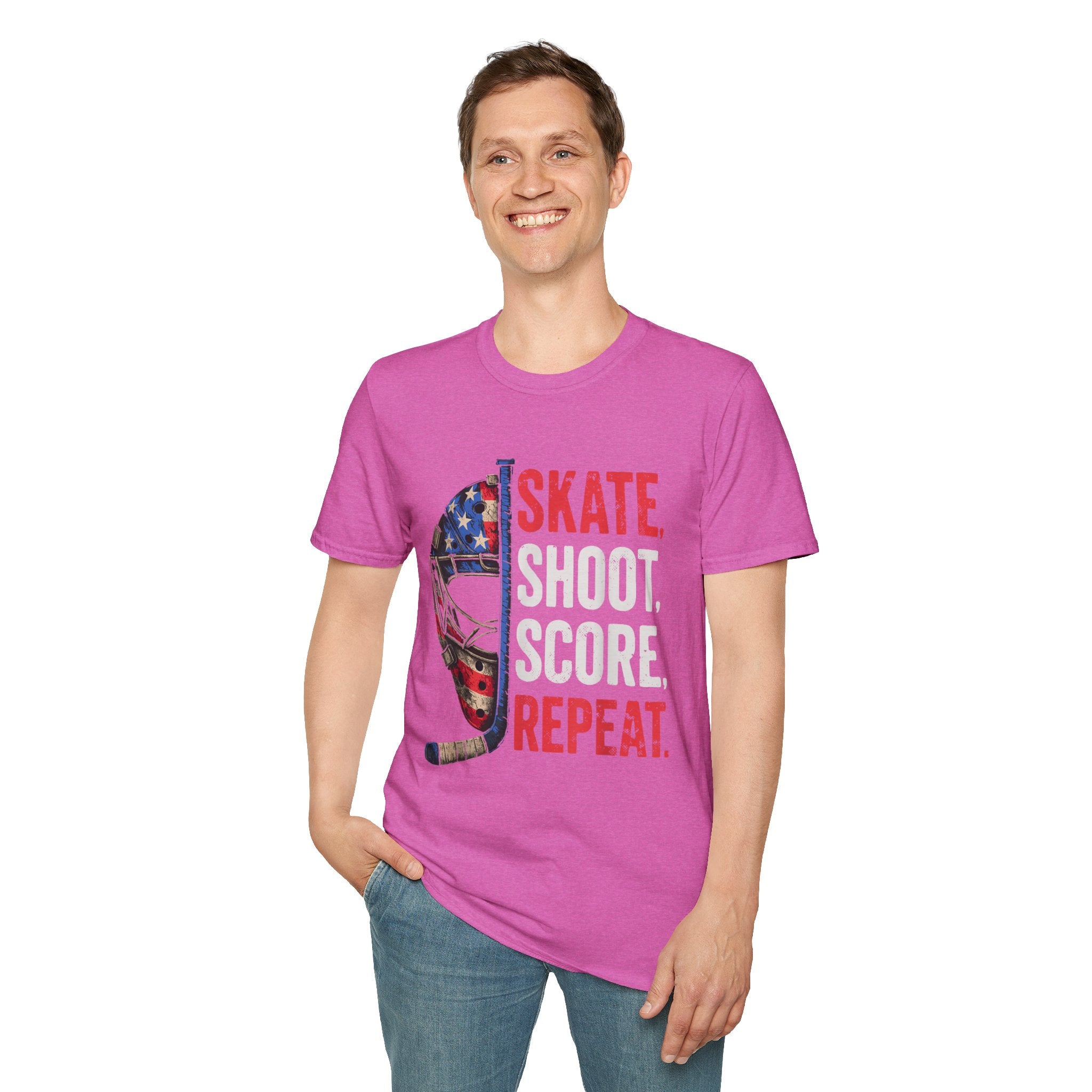 USA Hockey Skate Shoot Score Hockey T-Shirt