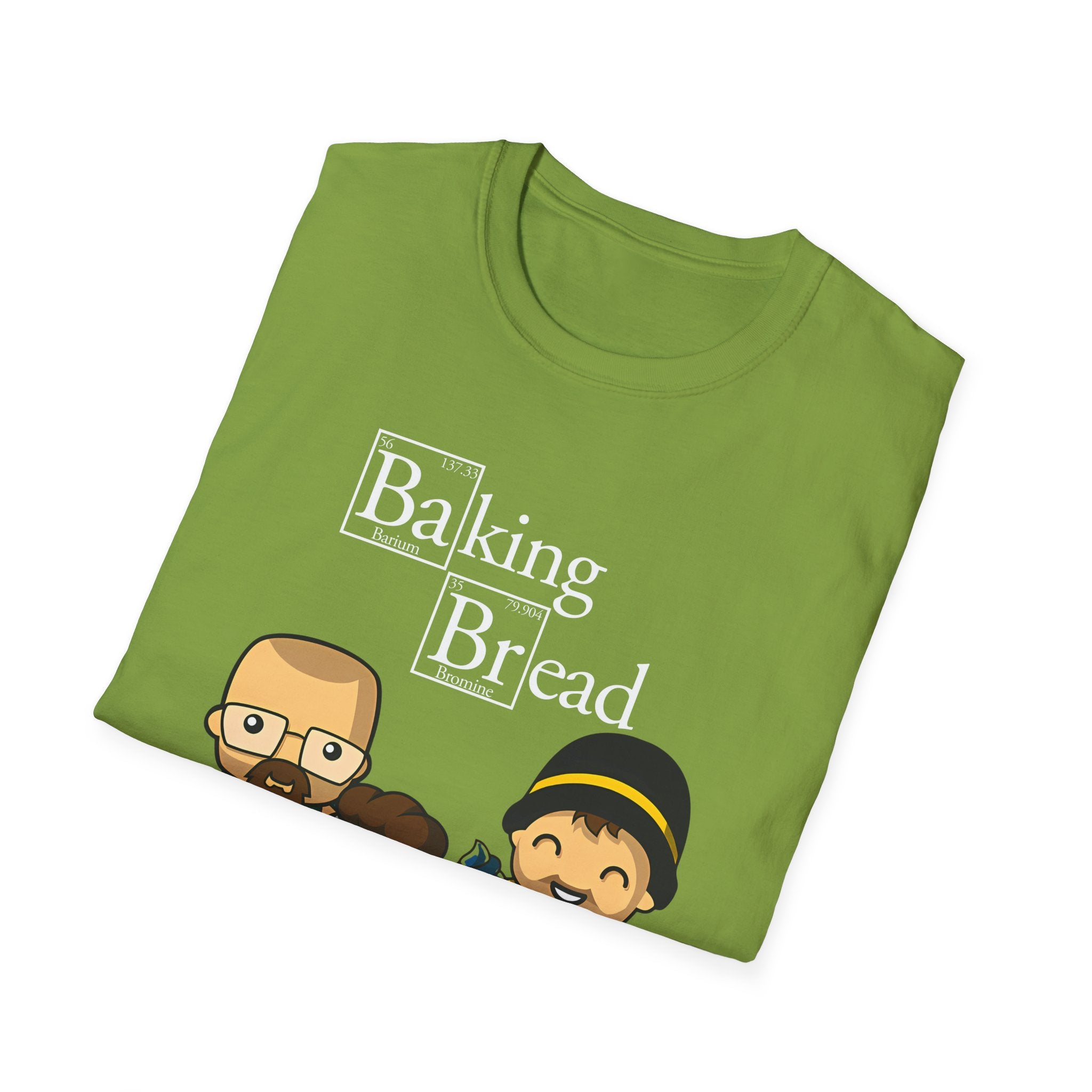 Funny Pop Culture Hilarious Chemistry Student Baking Bread T-Shirt