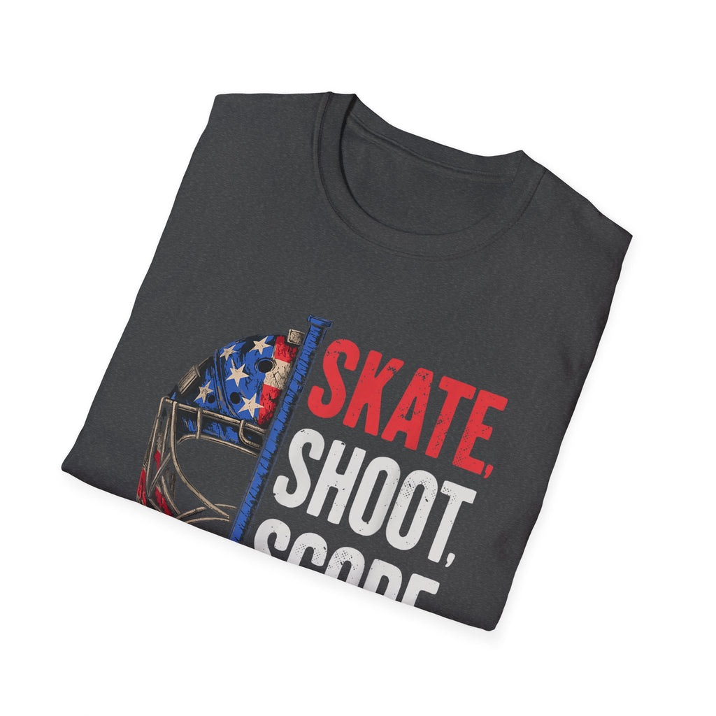 USA Hockey Skate Shoot Score Hockey T-Shirt