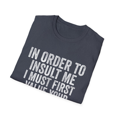 Joke Sarcastic Tee Hilarious Adult Graphic T-shirts