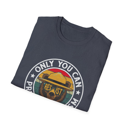 Only You Can Prevent Fascism Funny Resist USA Democracy T-Shirt