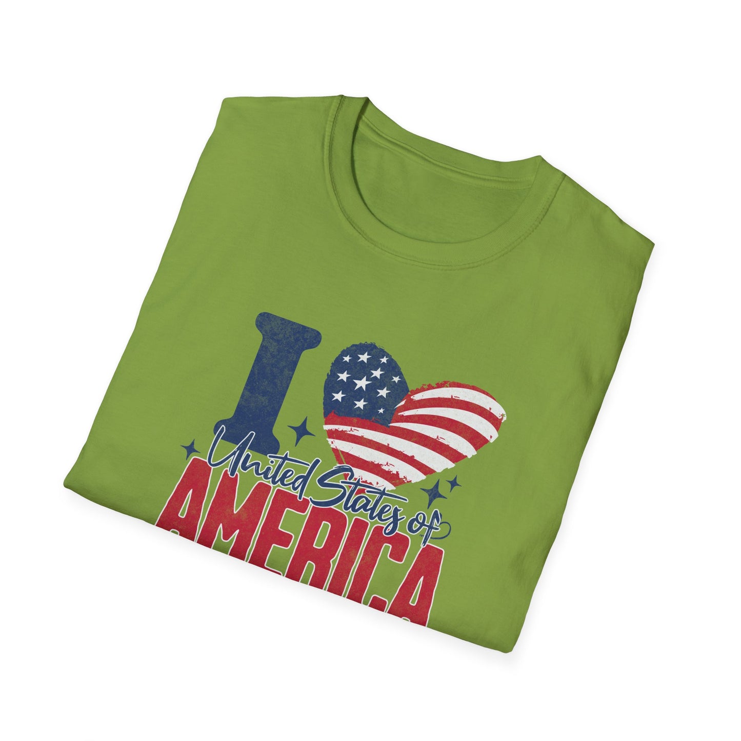 I Love United States of America 4th of July T-Shirt