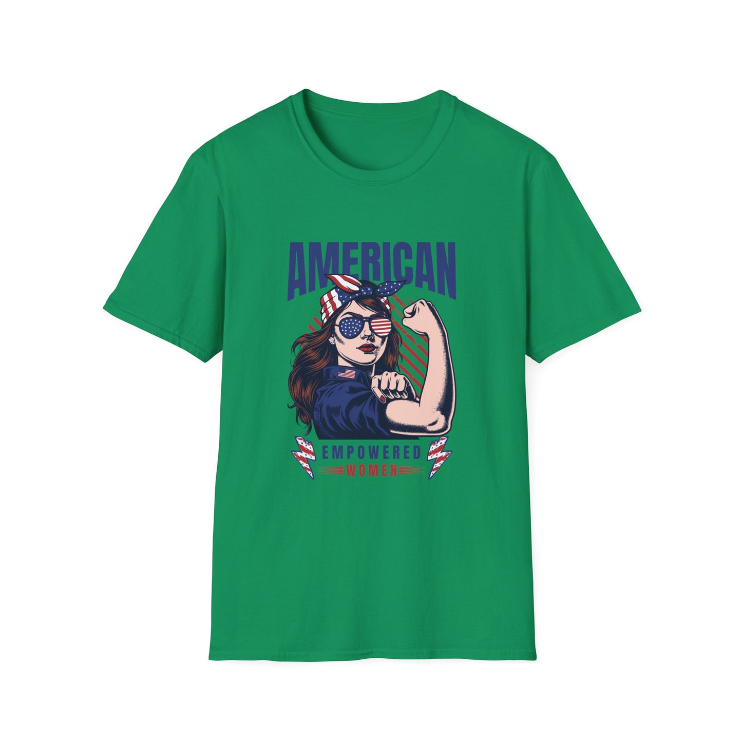 American Empowered Woman 4th of July Gifts Women's T-shirt