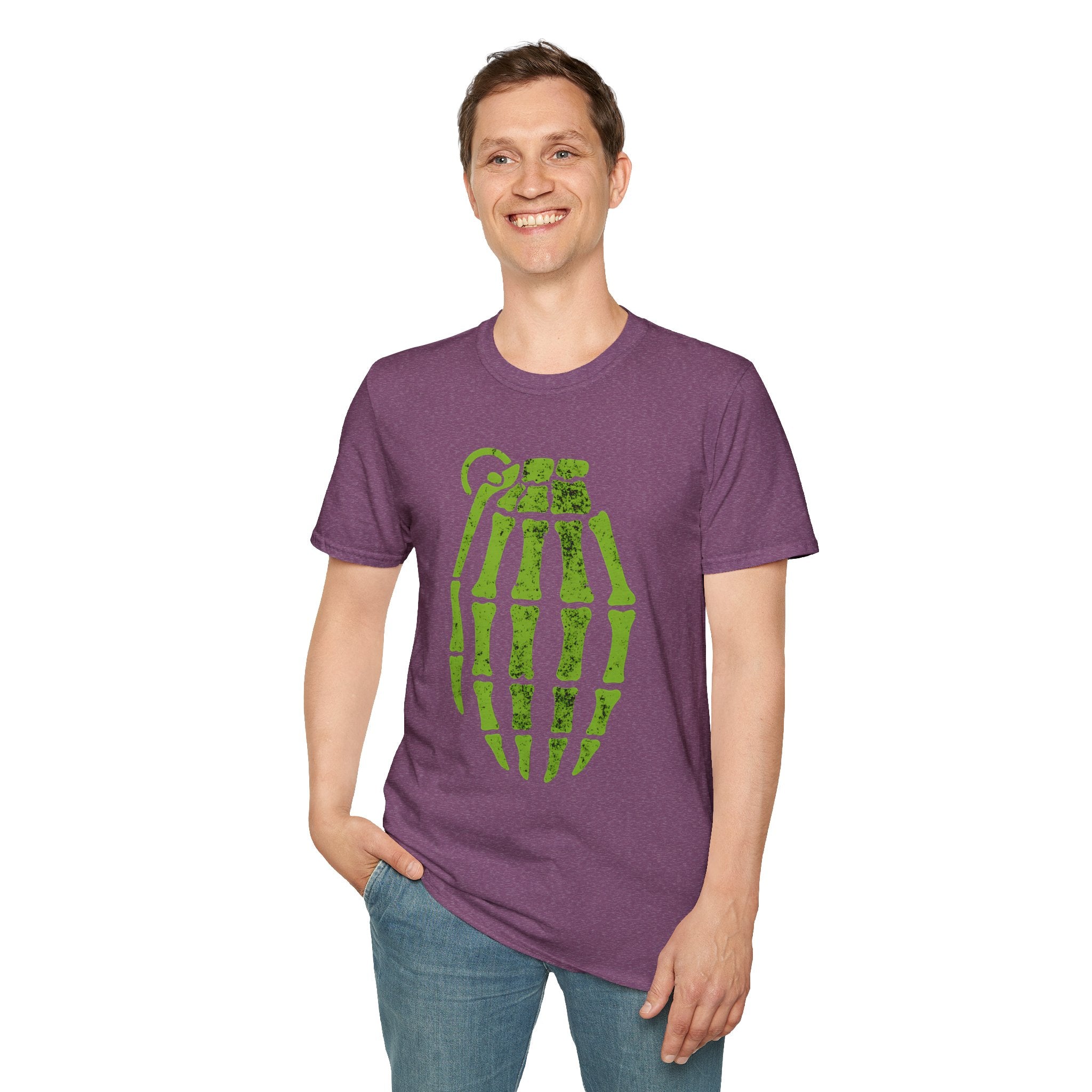 Pop Culture Radioactive Grenade Pinkman Skeleton T-Shirt