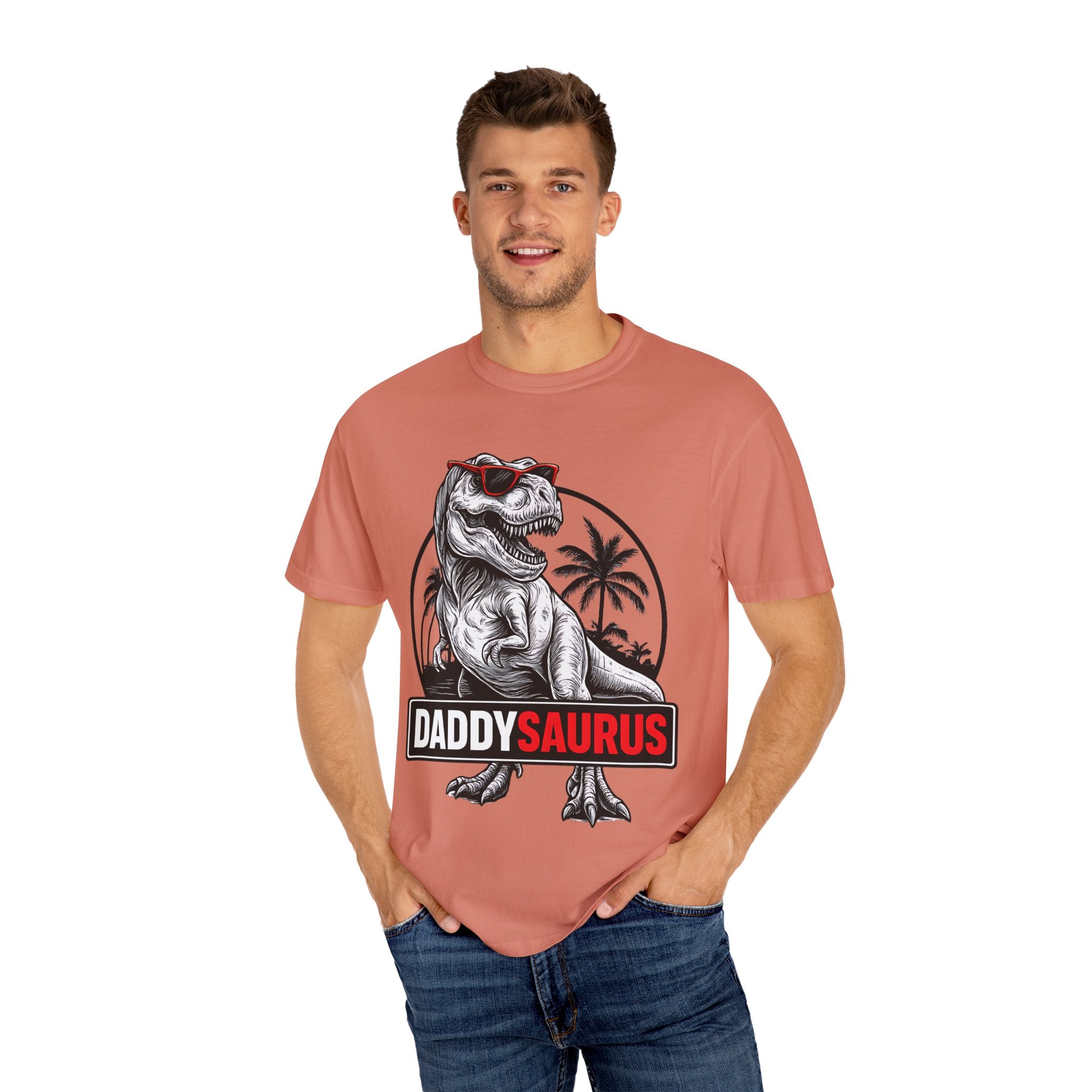 Daddy Saurus – Father’s Day T-Rex Dino T-shirt