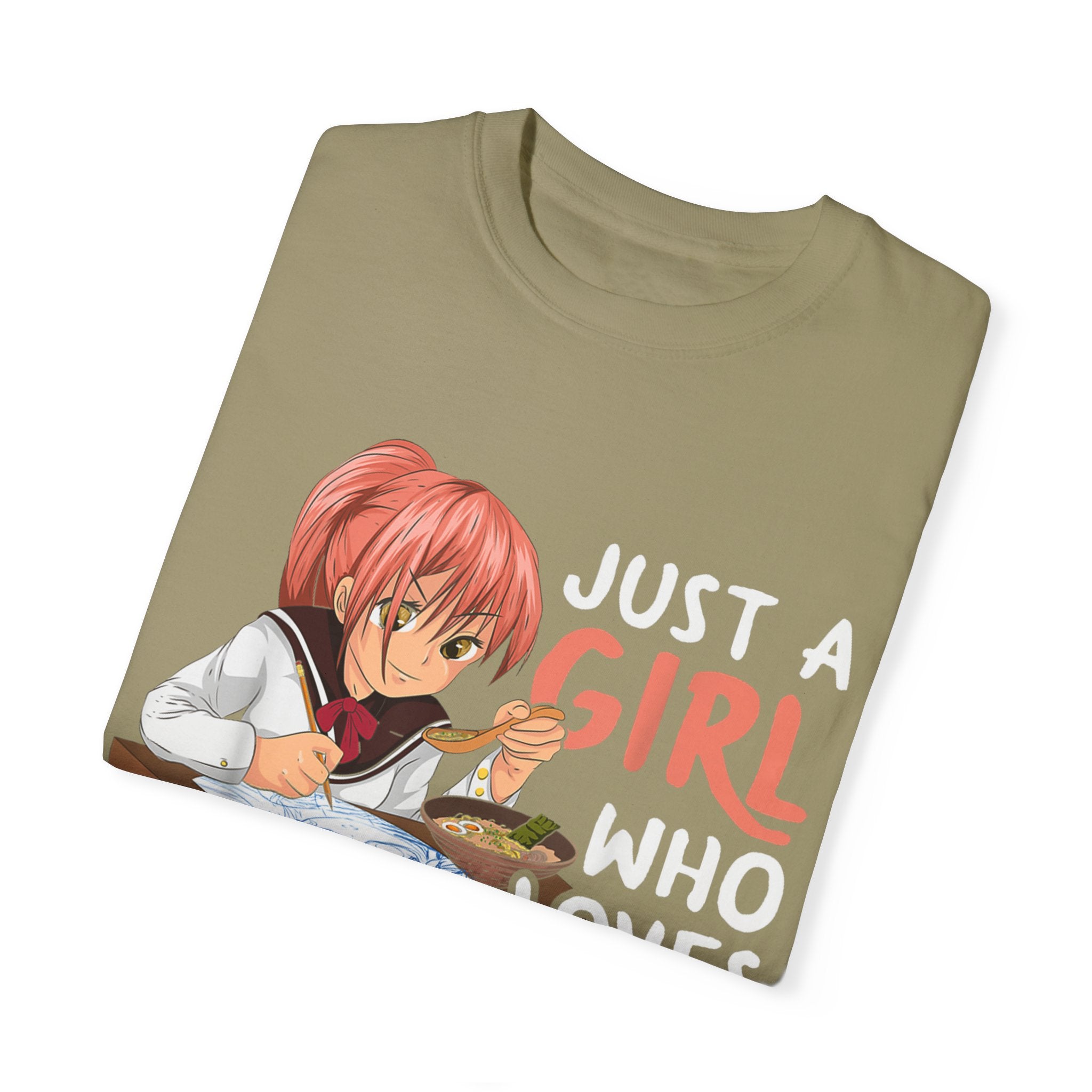 Just a Girl Who Loves Anime, Ramen & Sketching  Anime T-shirt