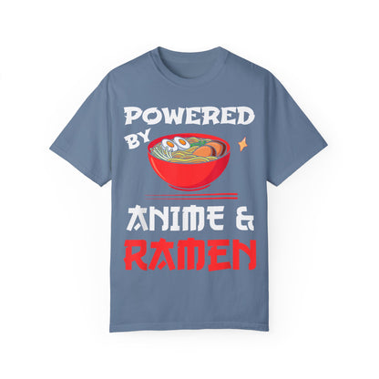 Powered by Anime & Ramen Anime T-shirt