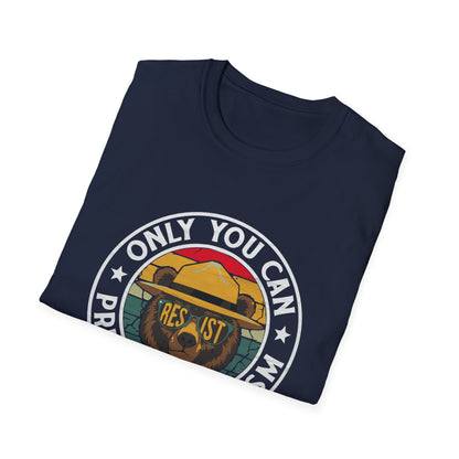 Only You Can Prevent Fascism Funny Resist USA Democracy T-Shirt
