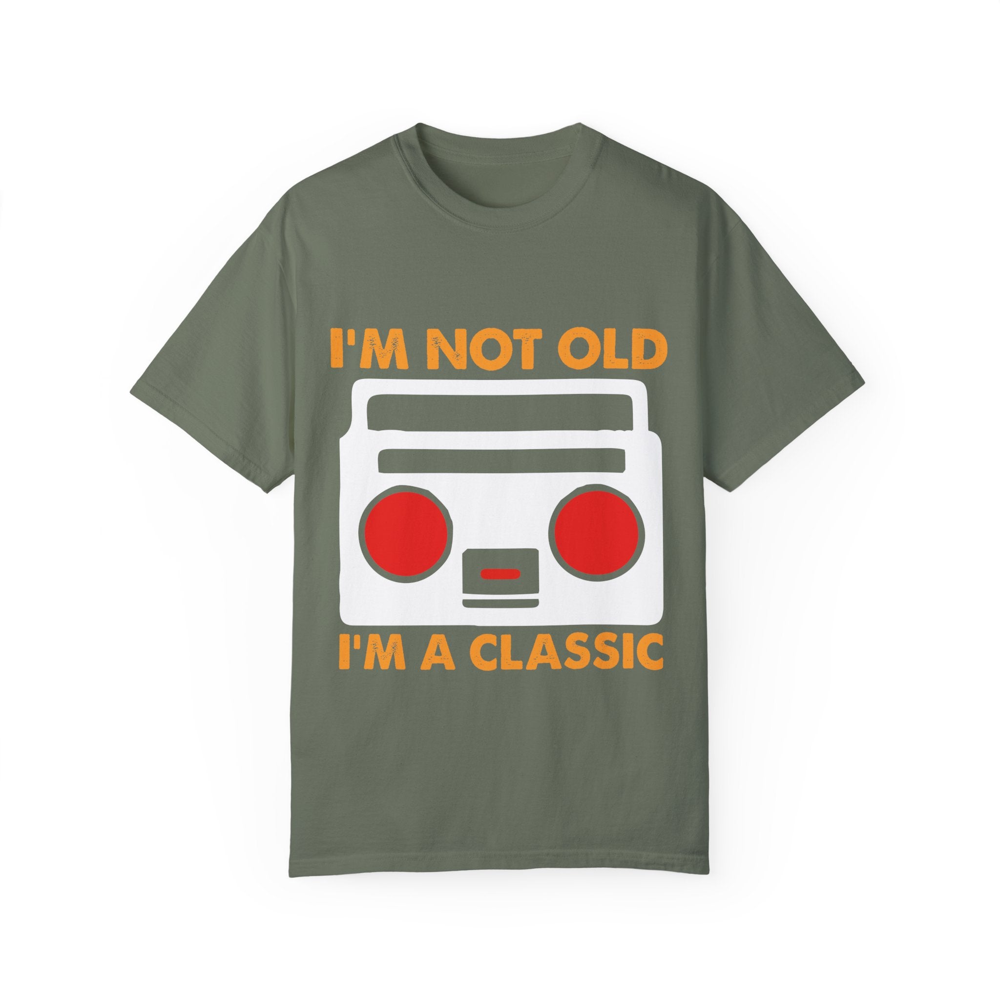 I'm Not Old, I'm a Classic – Retro Music Boombox T-shirt