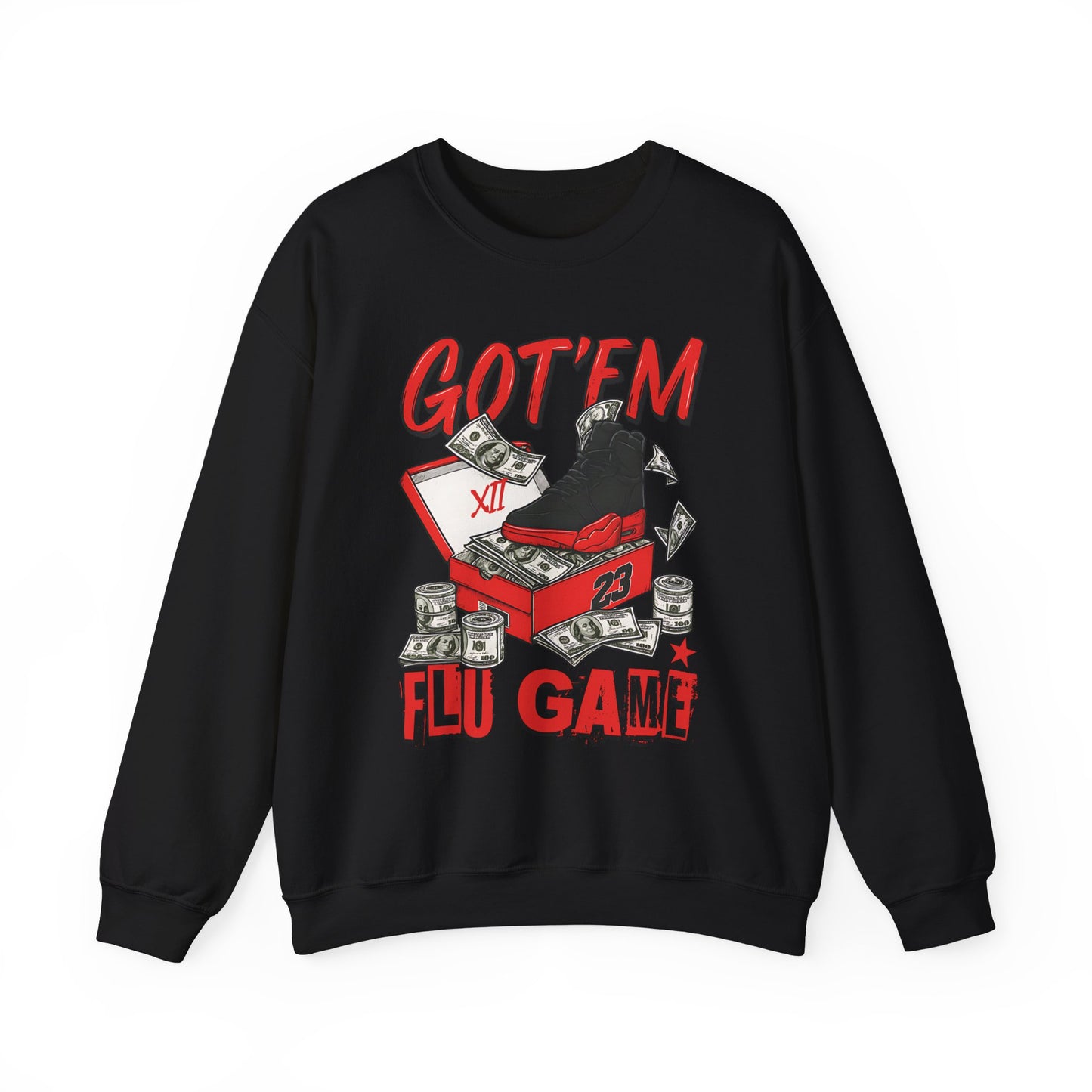 Streetwear Sneakerhead Match Jordan 12 Retro Flu Game Sweatshirt