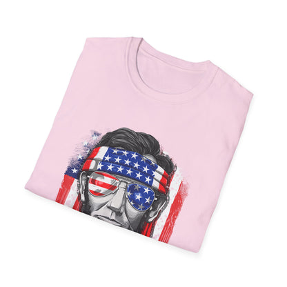 US Abe President Lincoln Merica 4th of July T-Shirt