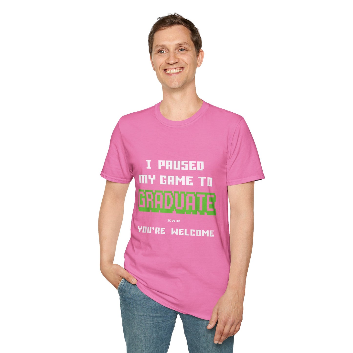 I Paused My Game to Graduate Gamer Graduation T-shirt