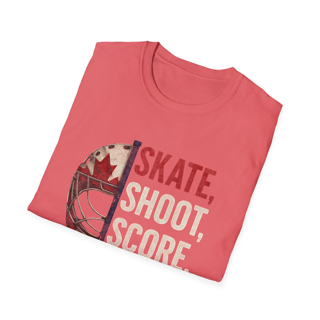 Hockey Skate Shoot Score Hockey Canada T-Shirt