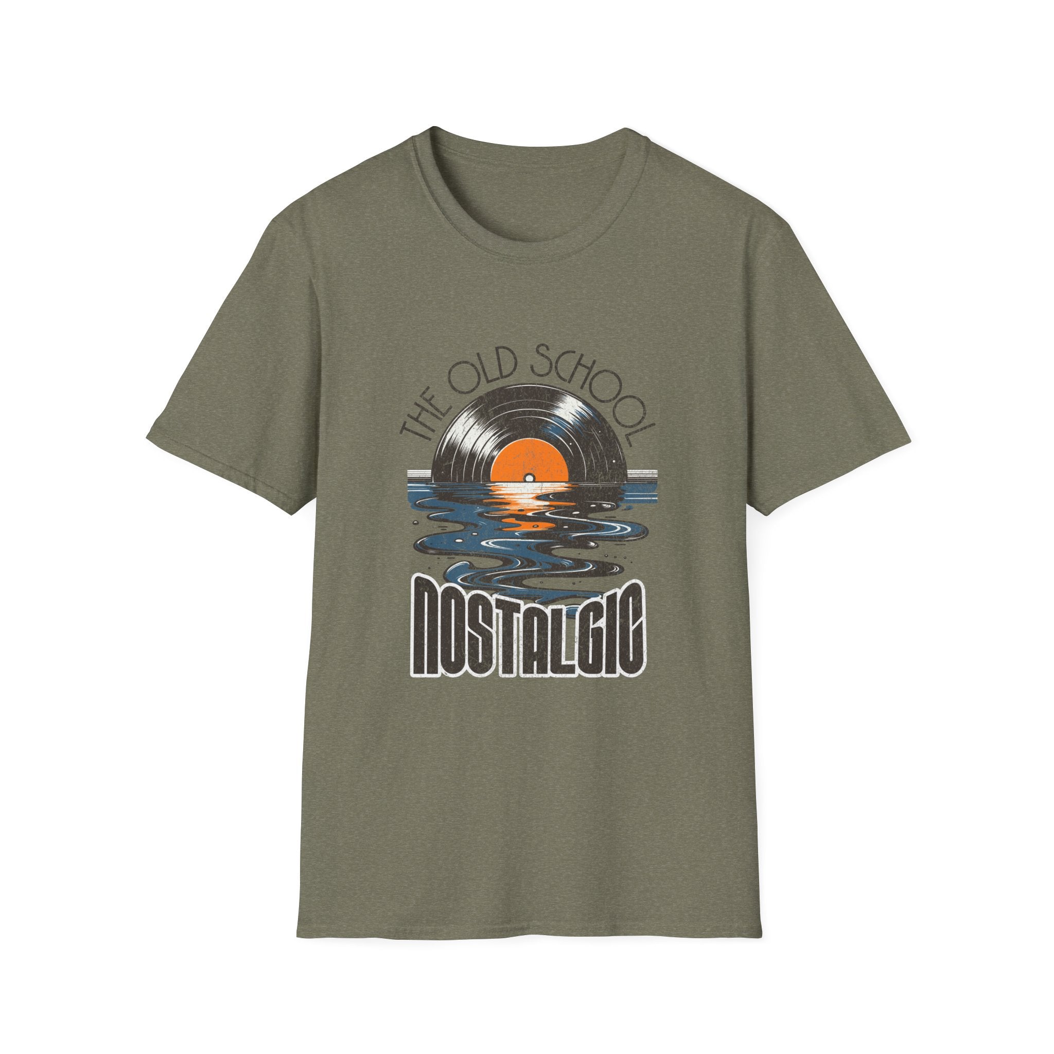 Retro Nostalgic Vintage Vinyl Music T-shirt