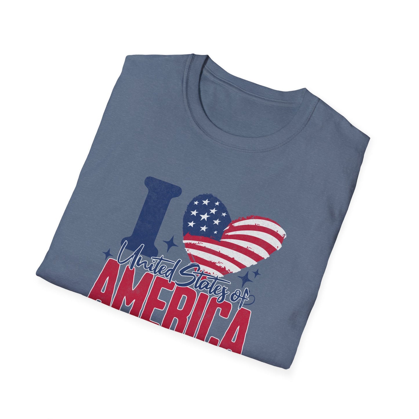 I Love United States of America 4th of July T-Shirt