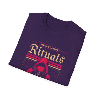 Vintage Gaming Rituals Retro Old School Gamer T-Shirt