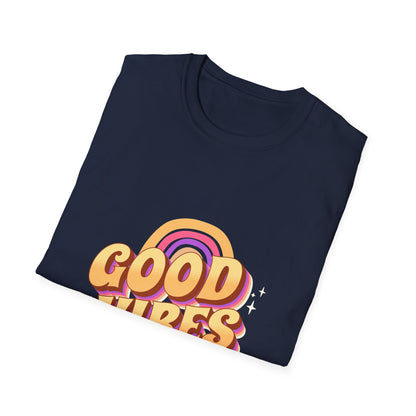 Retro 80s Old School Good Vibes Retro T-Shirt