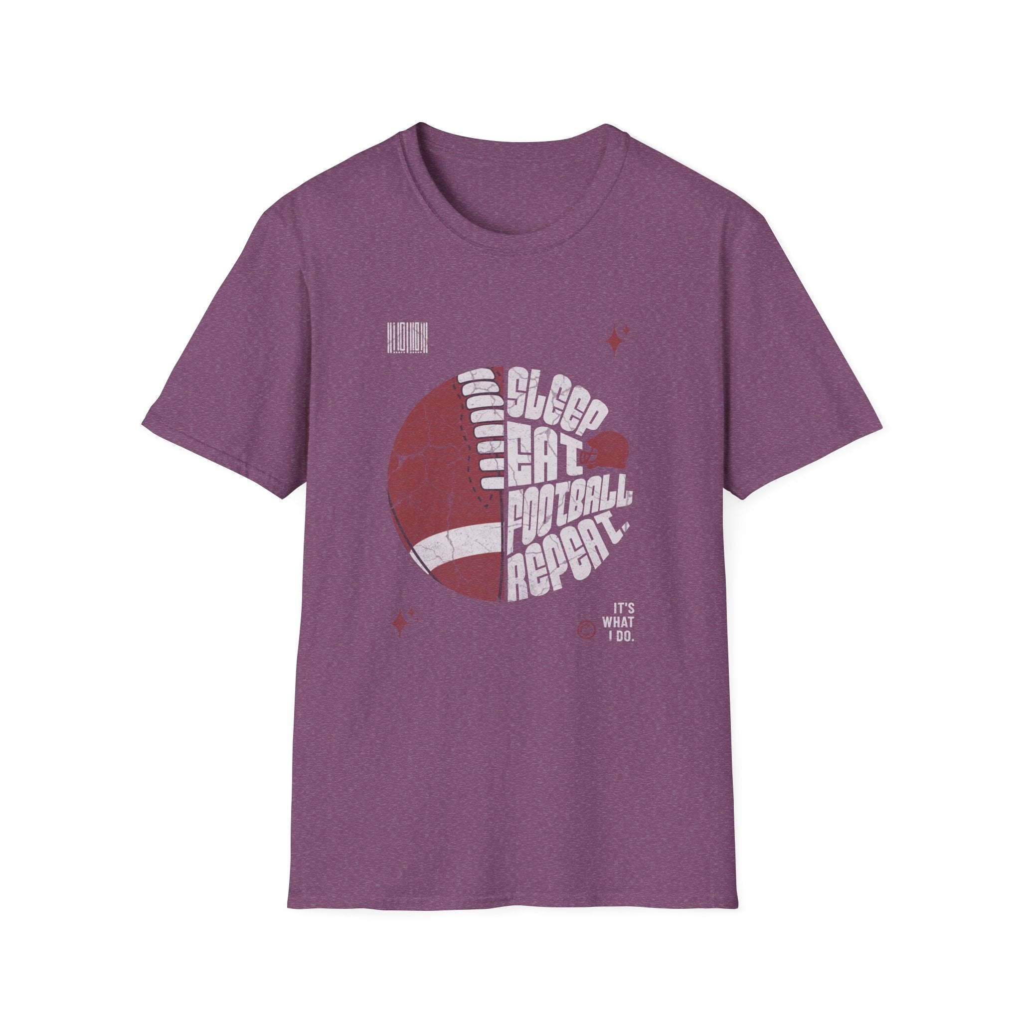 Eat Sleep Football Repeat Football Game Day T-Shirt