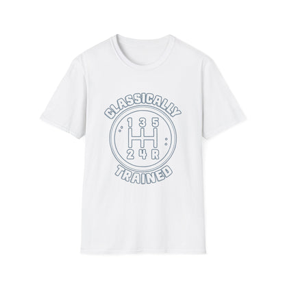 Classically Trained Stick Shift Hot Rod Gearhead Vintage Car T-Shirt