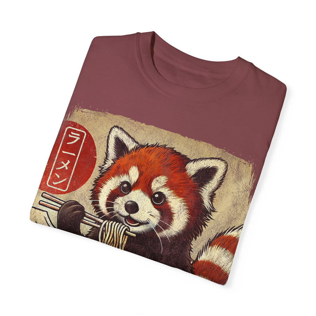 Ramen Time – Japanese Anime Red Panda T-shirt