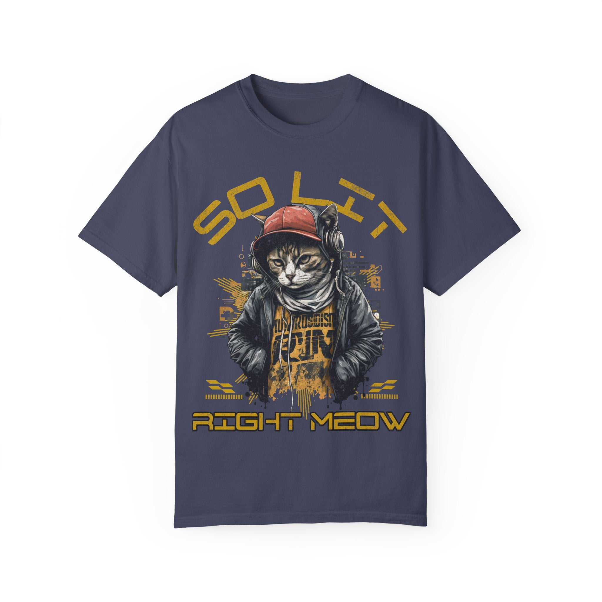 So Lit Right Meow Funny Cat Streetwear T-Shirt
