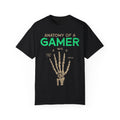 Anatomy of a Gamer – Skeleton Hand with Keyboard Gaming T-shirt