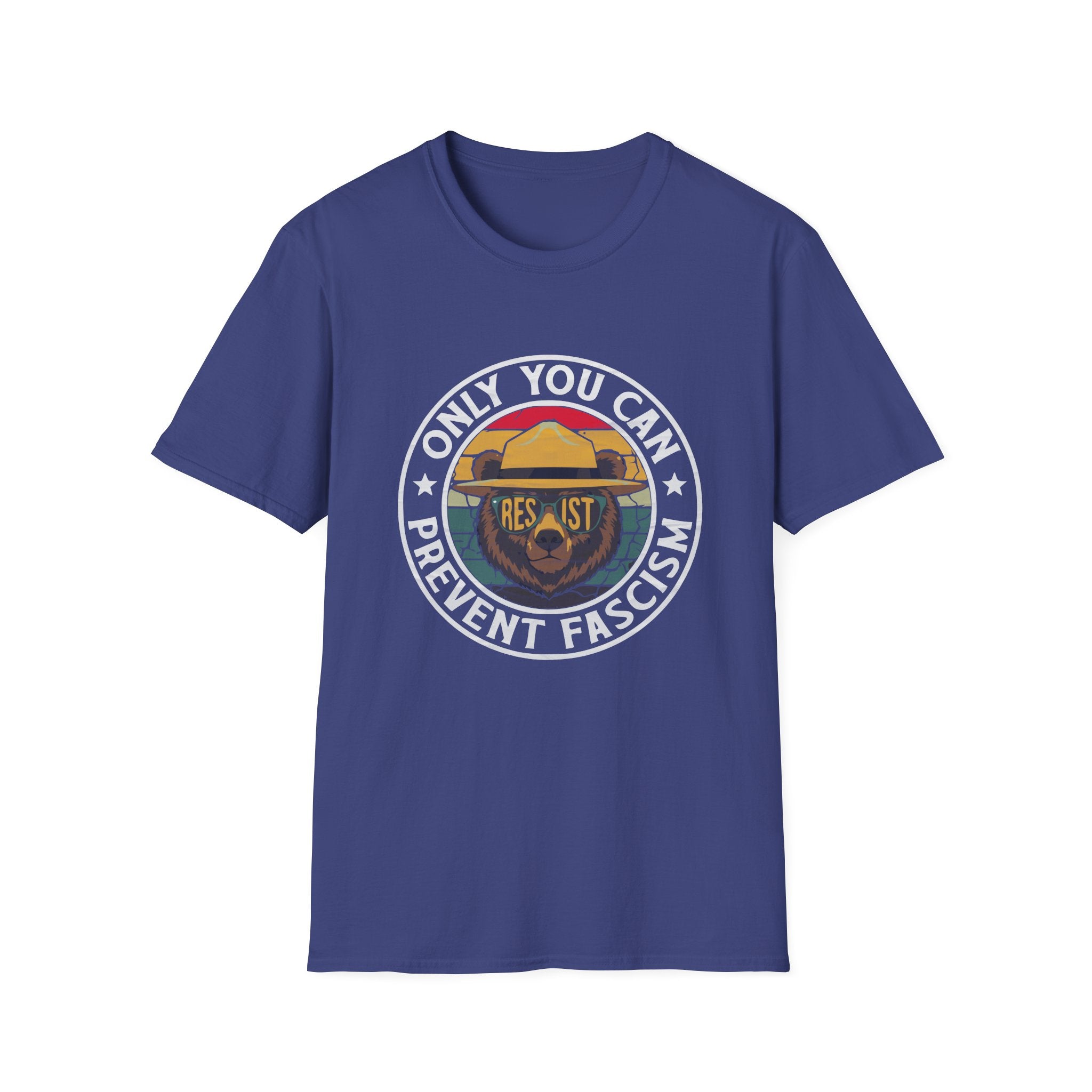 Only You Can Prevent Fascism Funny Resist USA Democracy T-Shirt