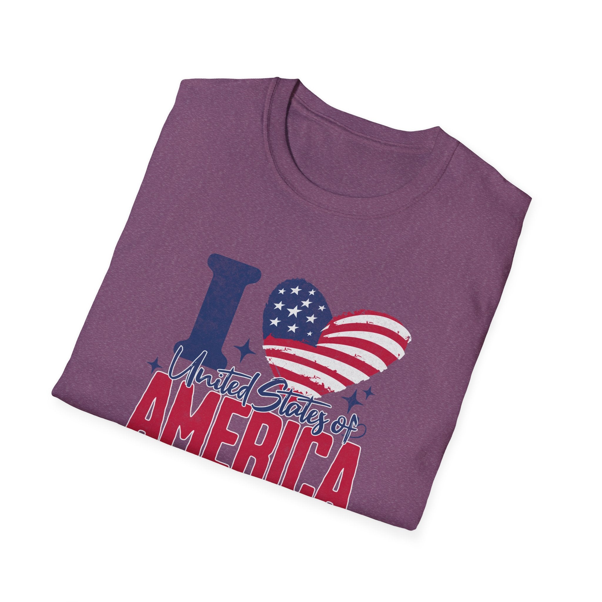 I Love United States of America 4th of July T-Shirt