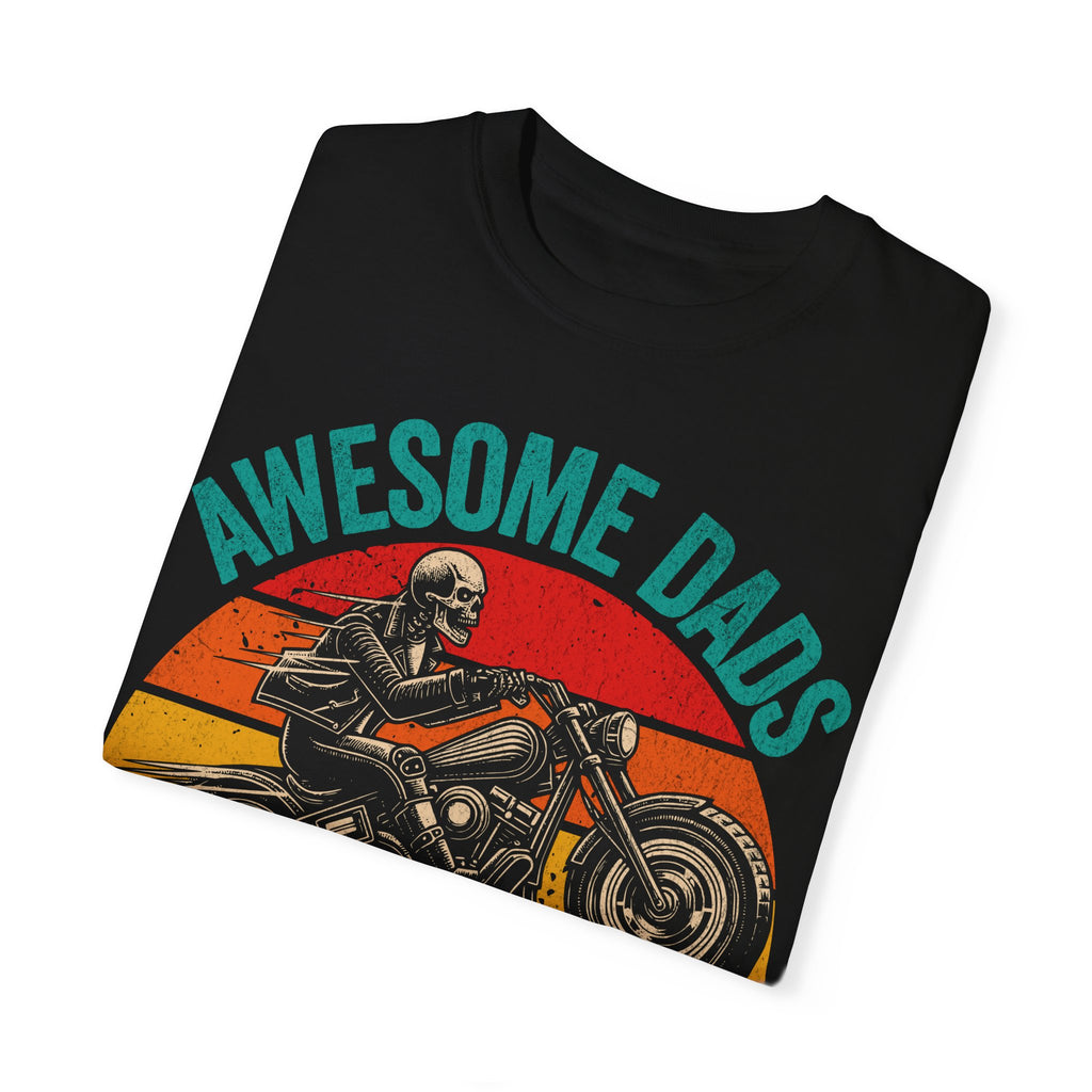 Awesome Dads Have Tattoos and Bikes – Father’s Day Biker T-shirt