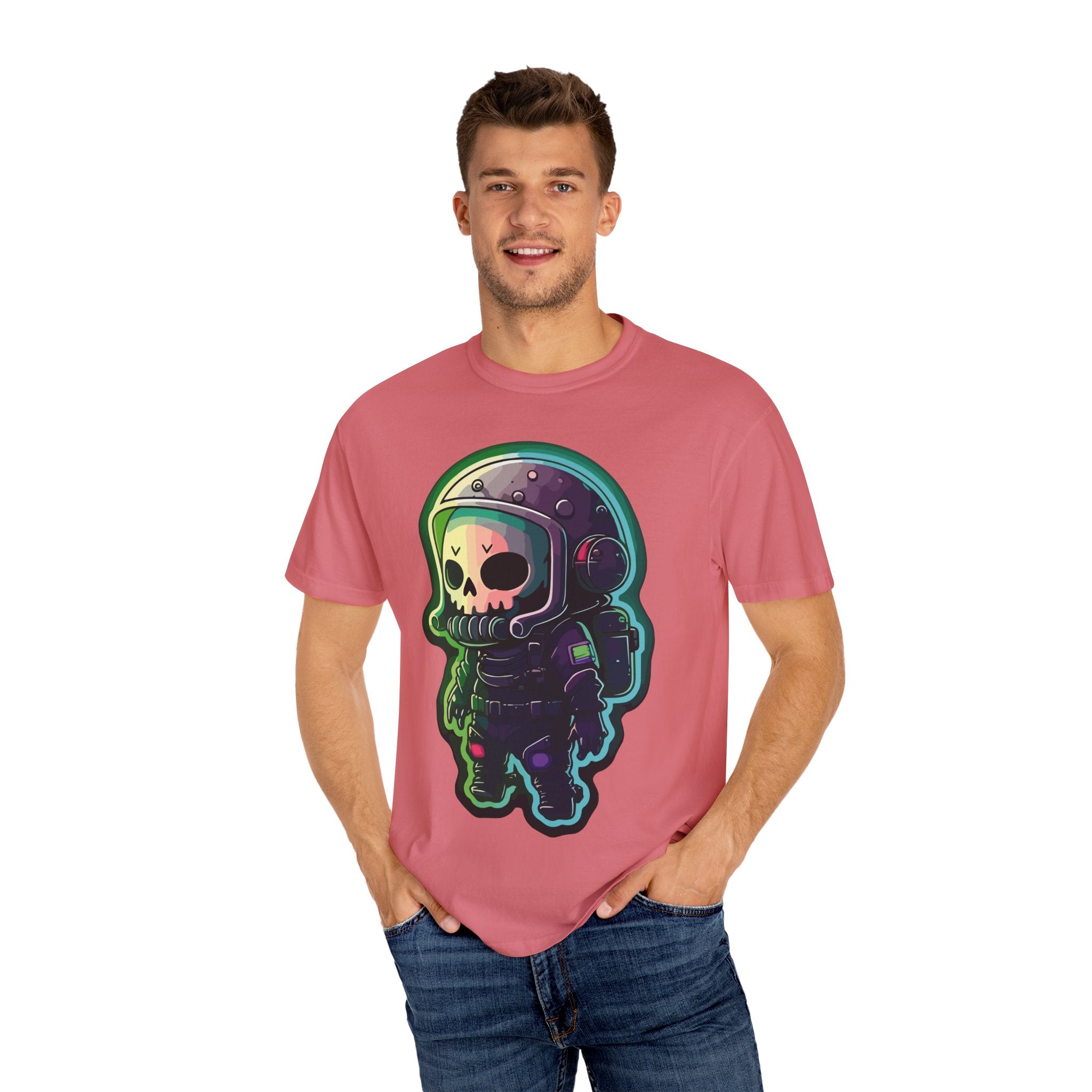 Funny Grim Reaper Astronaut Streetwear T-shirt