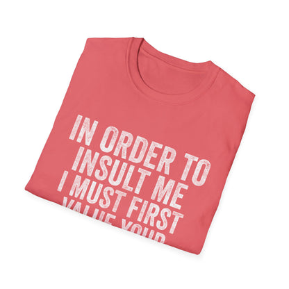Joke Sarcastic Tee Hilarious Adult Graphic T-shirts