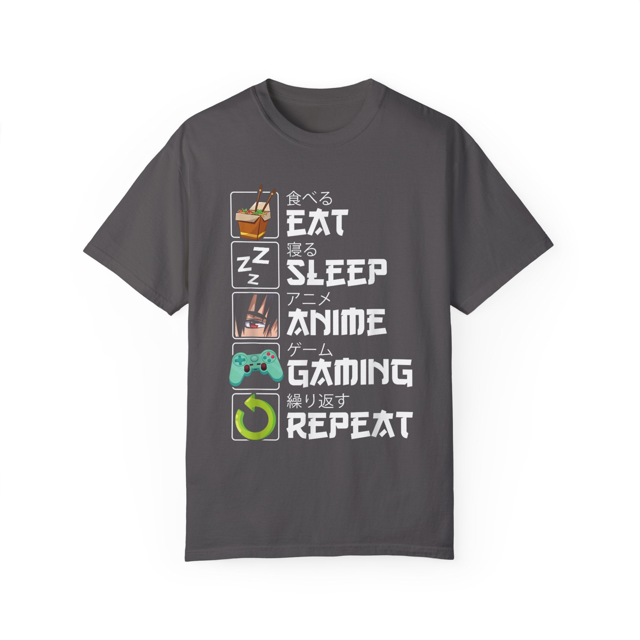Eat Sleep Anime Gaming Repeat Anime Gaming T-shirt