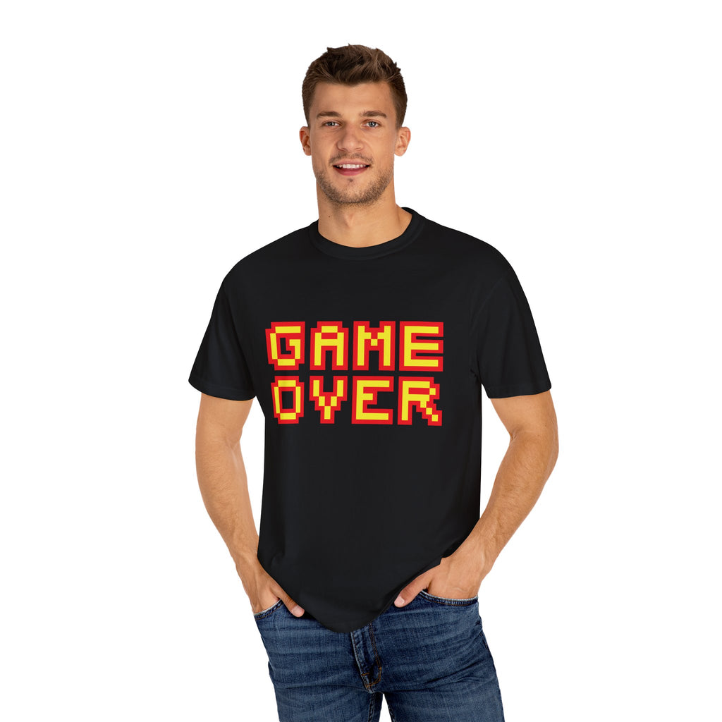 Funny Pixel Gamer Game Over T-shirt