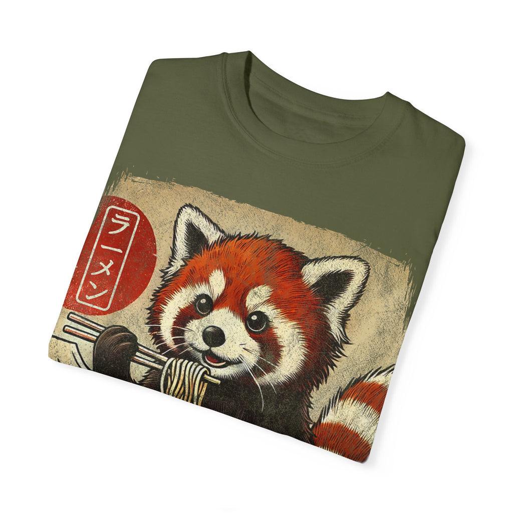 Ramen Time – Japanese Anime Red Panda T-shirt