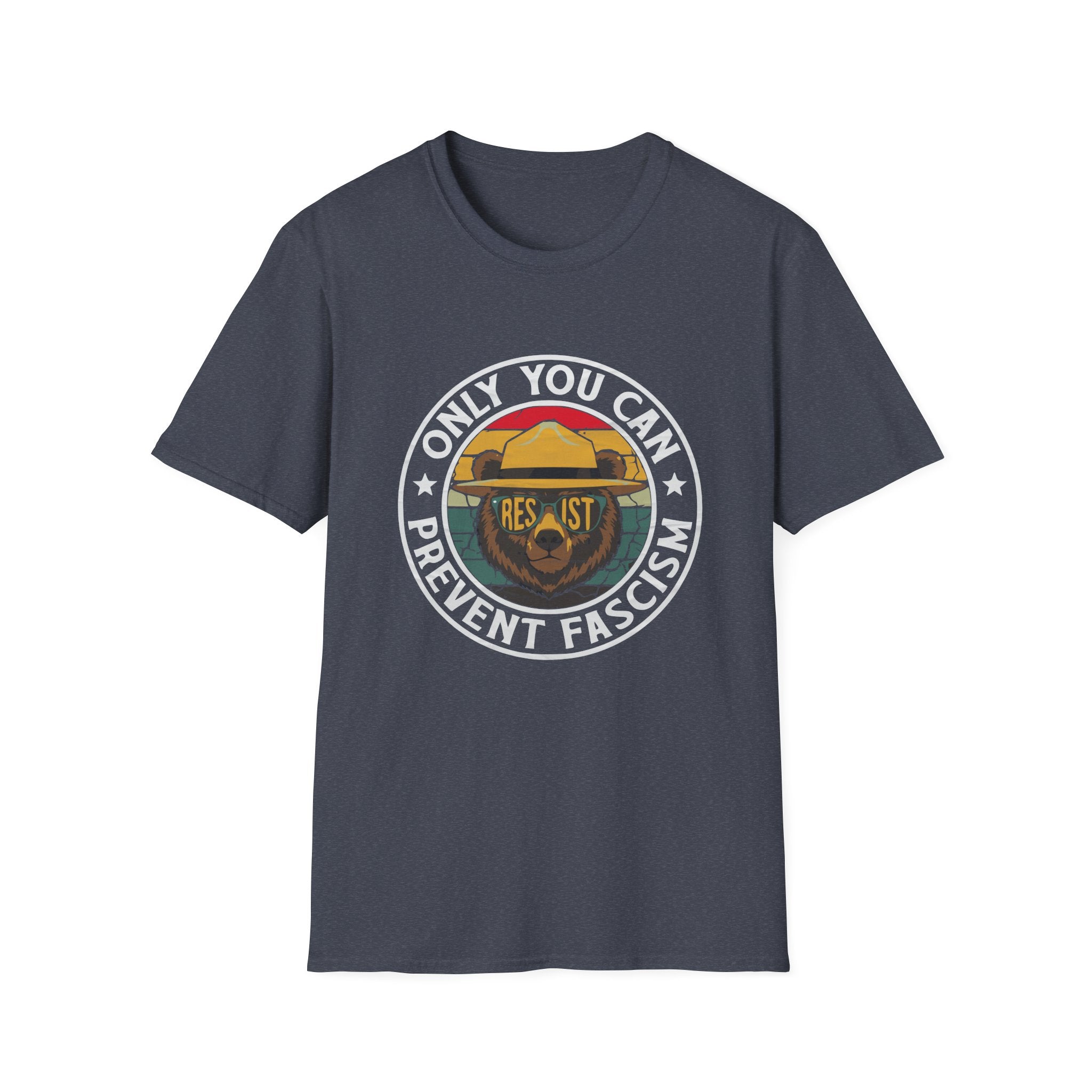Only You Can Prevent Fascism Funny Resist USA Democracy T-Shirt