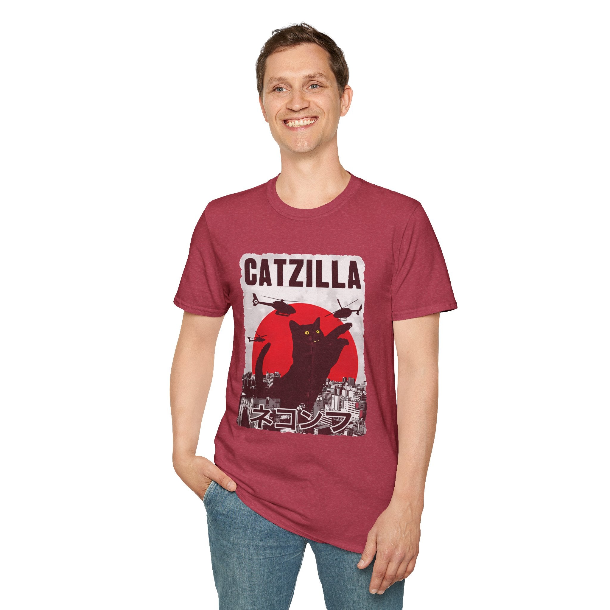 Catzilla Pop Culture Godzilla T-Shirt